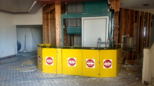 Elevator Removal - Twin post Hydraulic Elevator Removal